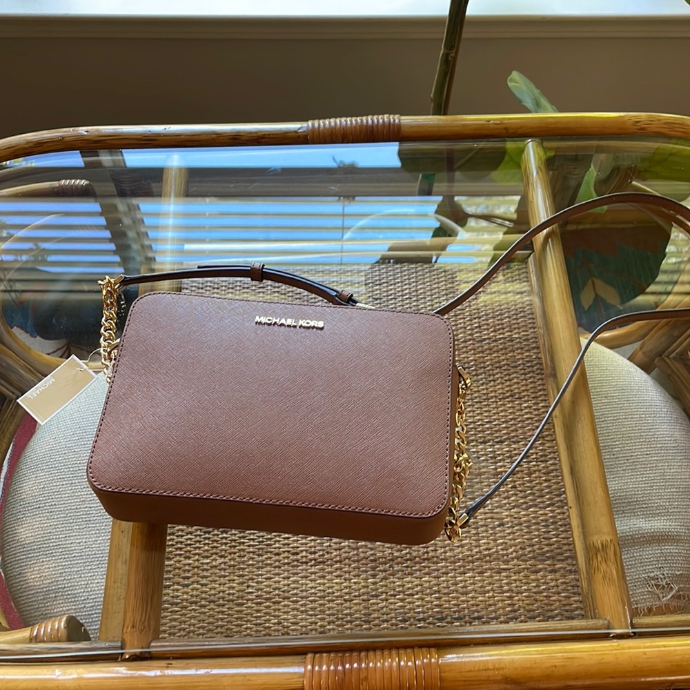 Michael Kors Jet Set Crossbody Leather Purse